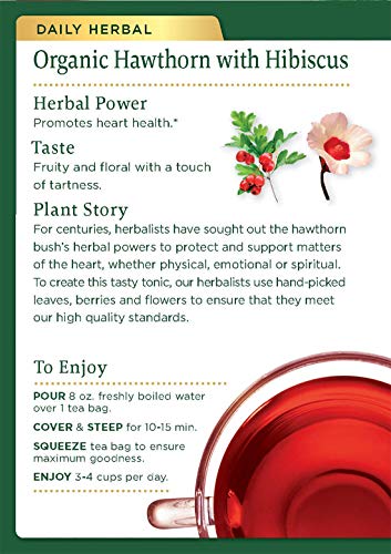 TRADITIONAL MEDICINALS TEA,OG2,HAWTHORN W/HIBIS