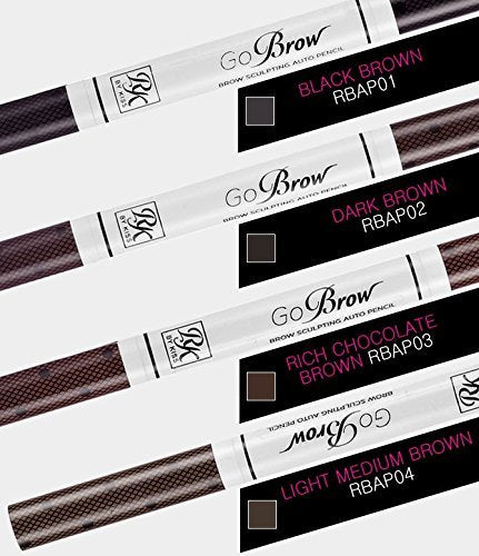 Kiss Go Brow Eyebrow Wooden Pencil Dark Brown (6in)