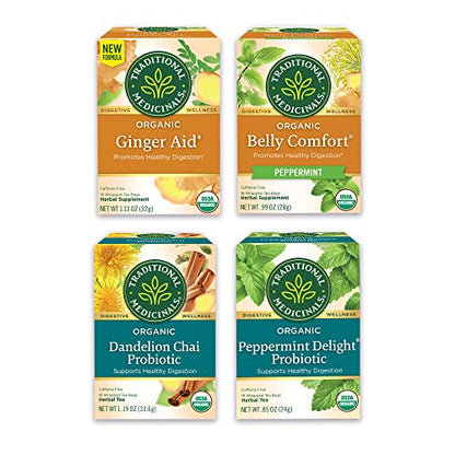 TRADITIONAL MEDICINALS HERB TEA,OG2,GINGER AID