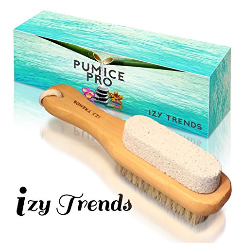 SJ Creations Spa 2-in-1 Pumice & Brush Pedicure Tool