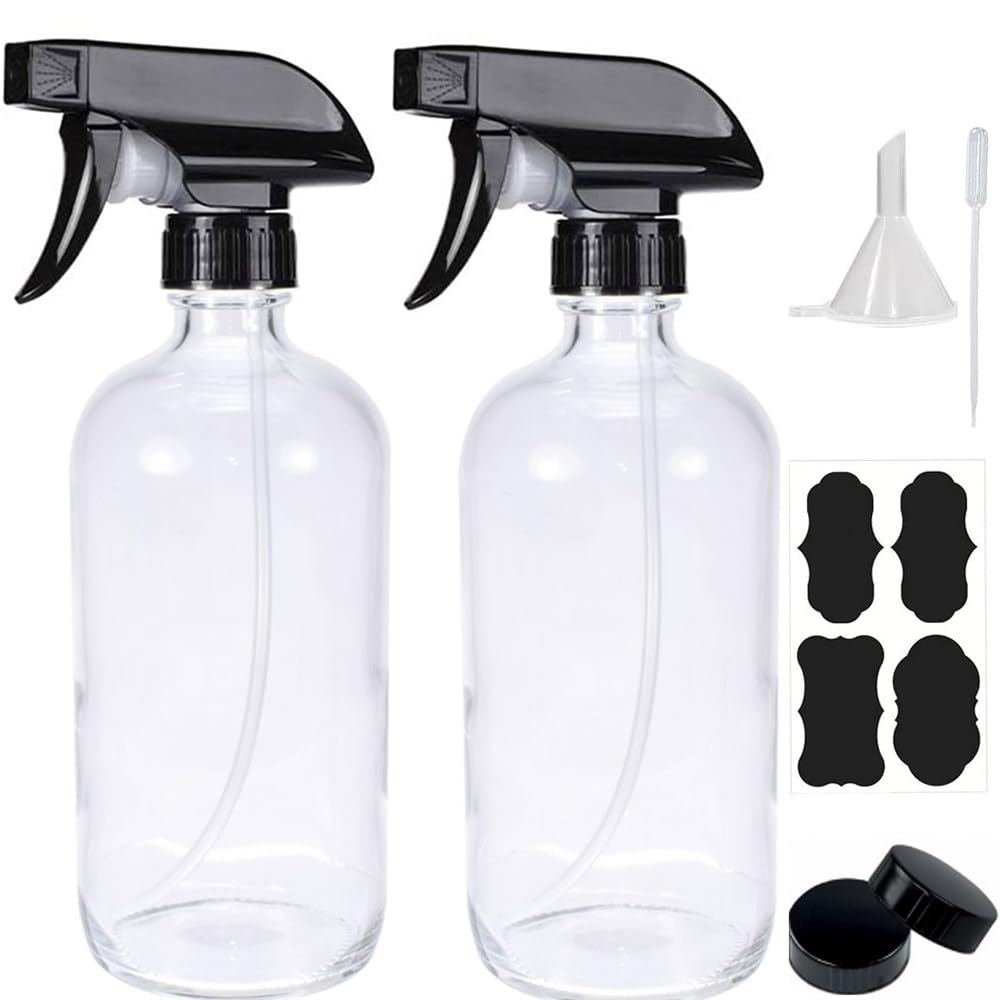 FULL CIRCLE GLASS SPRAY BTL,16OZ,GRAY