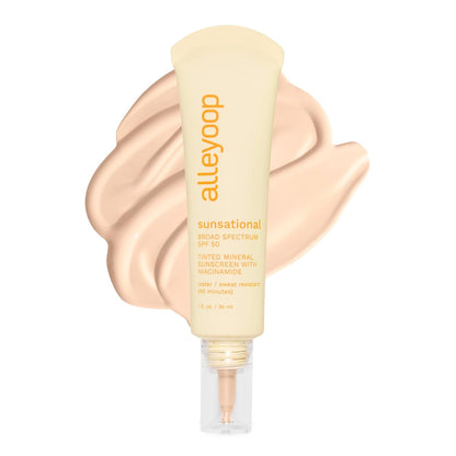 alleyoop Sun Serum Tinted Lip Oil with SPF 40 - Hazy