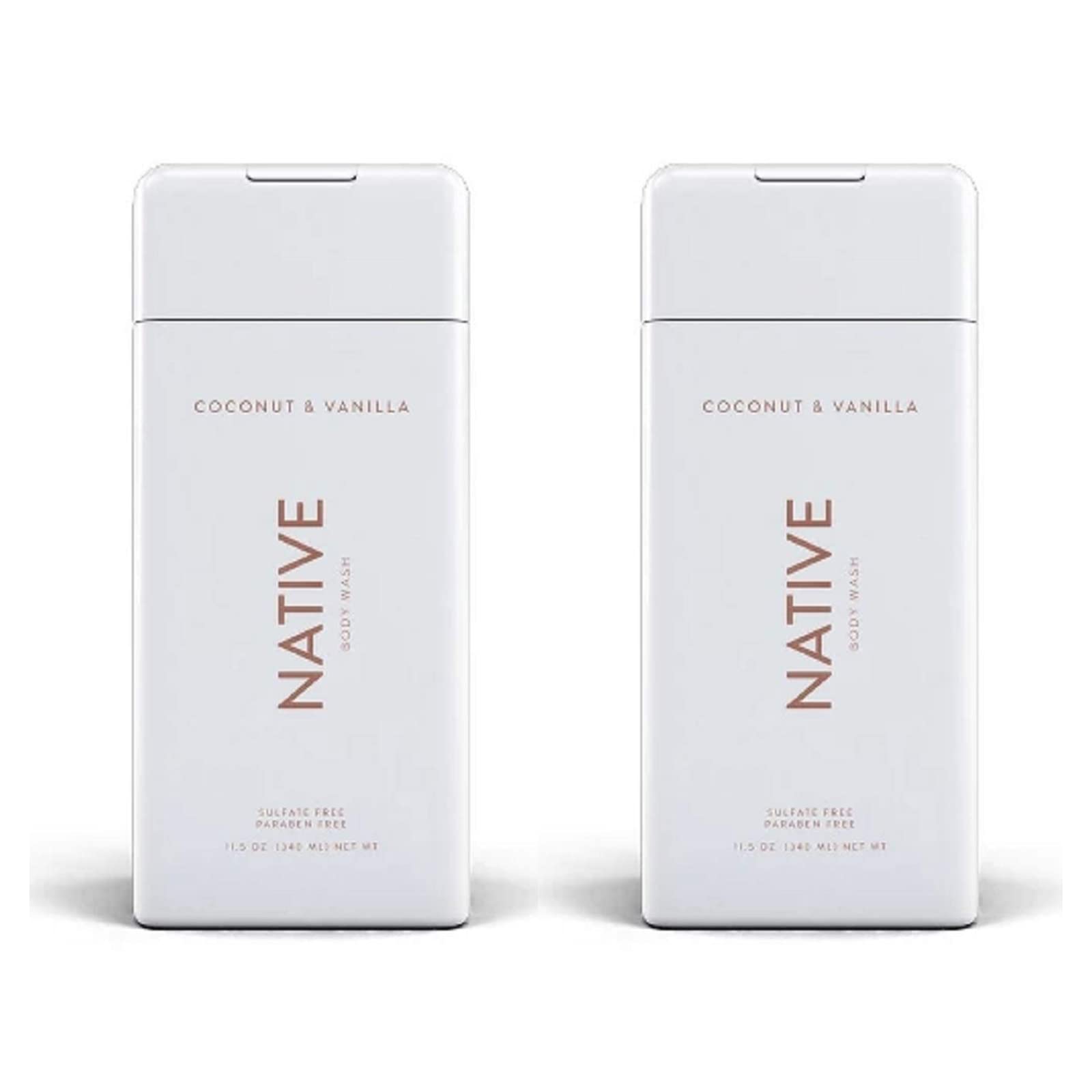 Native Mini Coconut & Vanilla Body Wash, 3 oz