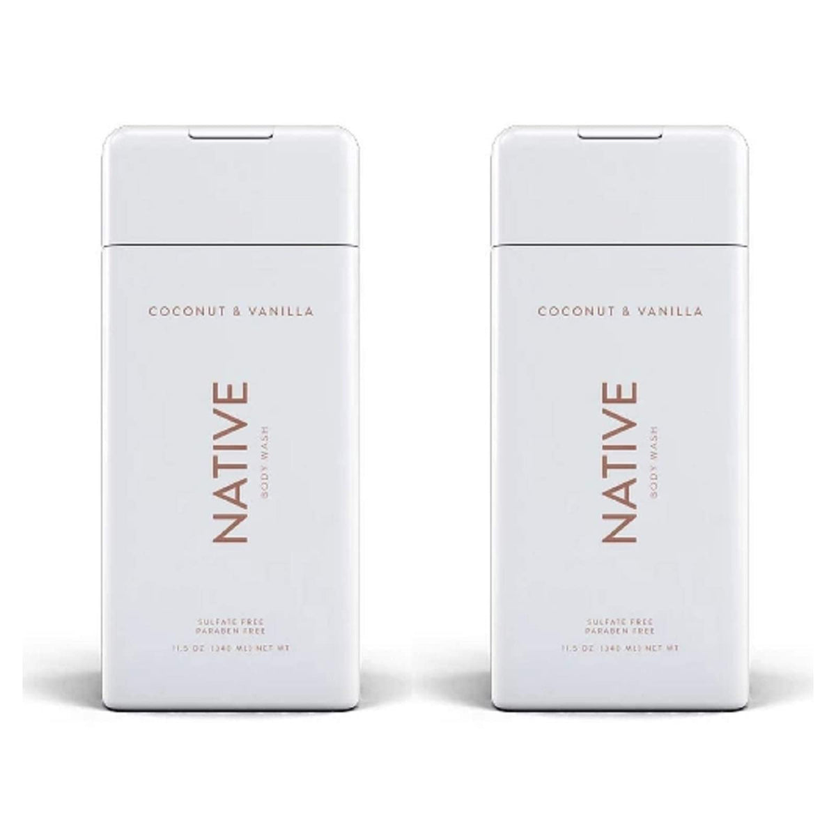 Native Mini Coconut & Vanilla Body Wash, 3 oz