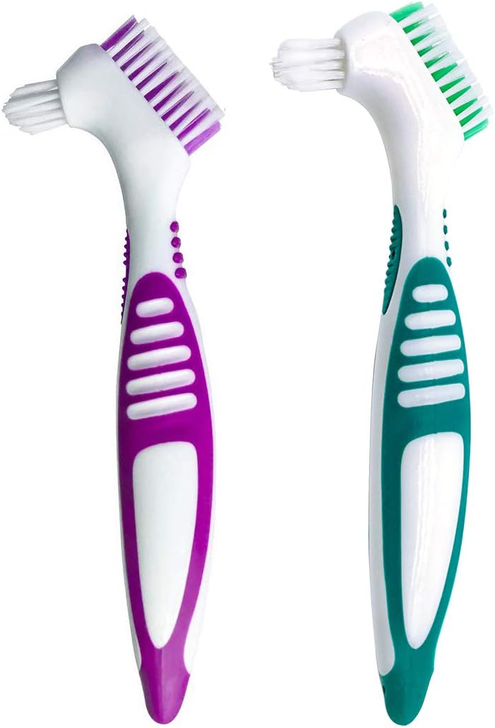 ORAL B TOOTHBRUSH DENTURE DUAL HEAD