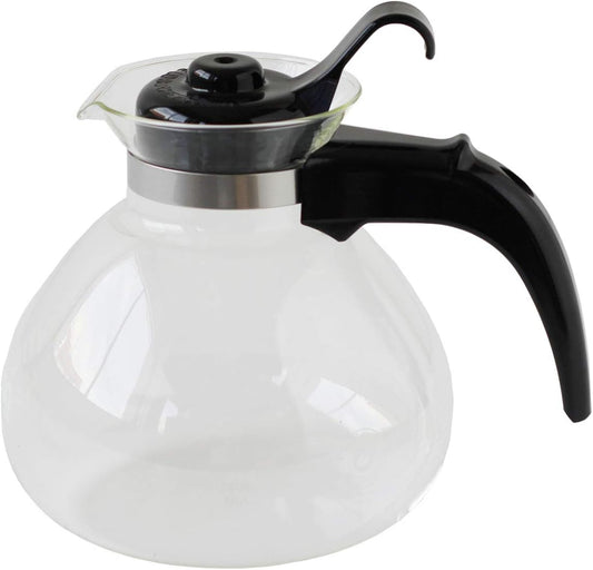 GLASS STOVETOP WHISTLE KETTLE
