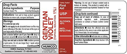 GNP GENTIAN 1% VIOLET LIQ 2 OZ
