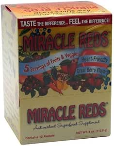 MACROLIFE NATURALS MIRACLE REDS PACKET BOX