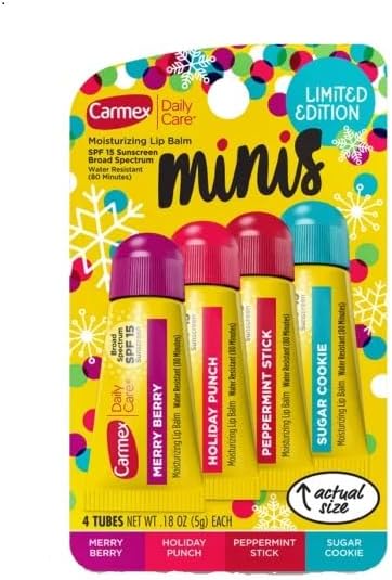 CARMEX DLY/CR&MST L/B 4 MINIS