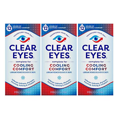 CLEAR EYES COOL COMFORT REDNESS 0.5OZ