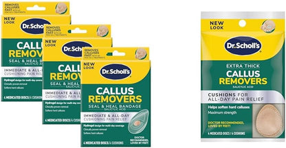 DR SCHOLLS CALLUS RMVR HYDRGL CUSHN 4CT