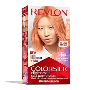 REVLON ColorSilk Digitones Permanent Hair Color with Keratin - 91D Silver Blue