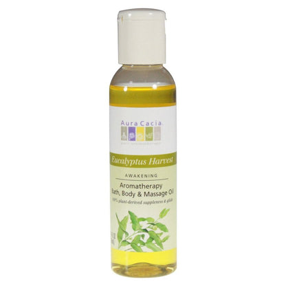 AURA CACIA BODY OIL,EUCALYPTUS,CLEAR