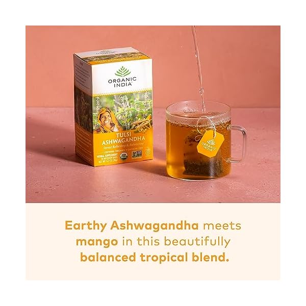 100% Organic Tulsi Immune Breathe Tea; Cooling Cardamom