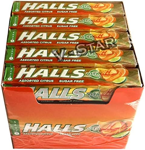 HALLS SUGAR FREE BAG ASSORTED MINT 25CT