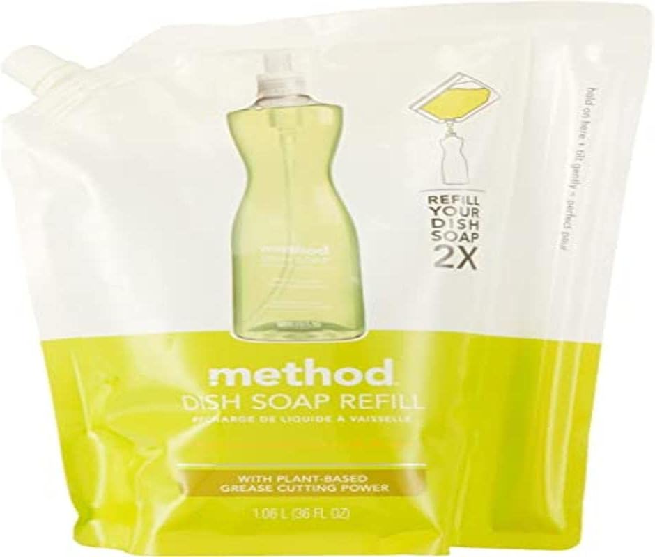 METHOD DISH SOAP LQ 6X18OZ LIME
