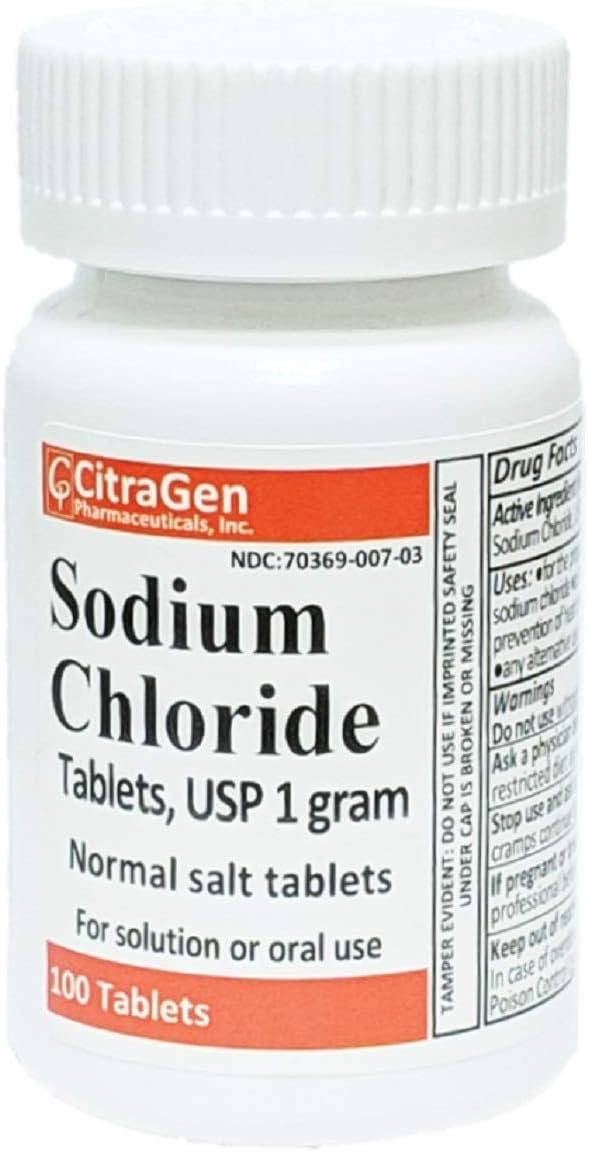 SODIUM CHLORIDE 1 GM TAB 100