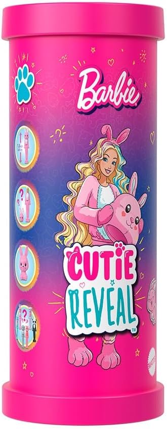 Barbie Mini BarbieLand Cutie Reveal Doll and Pet - Assorted