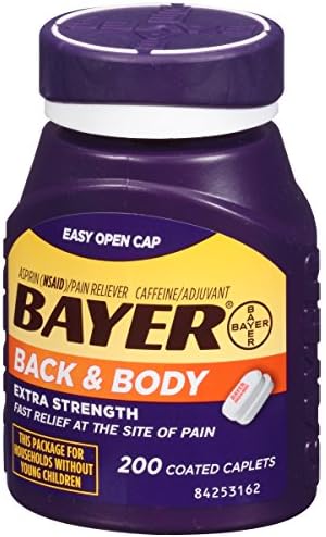 BAYER ASPIRIN XSTR CPL BACK BODY 100CT
