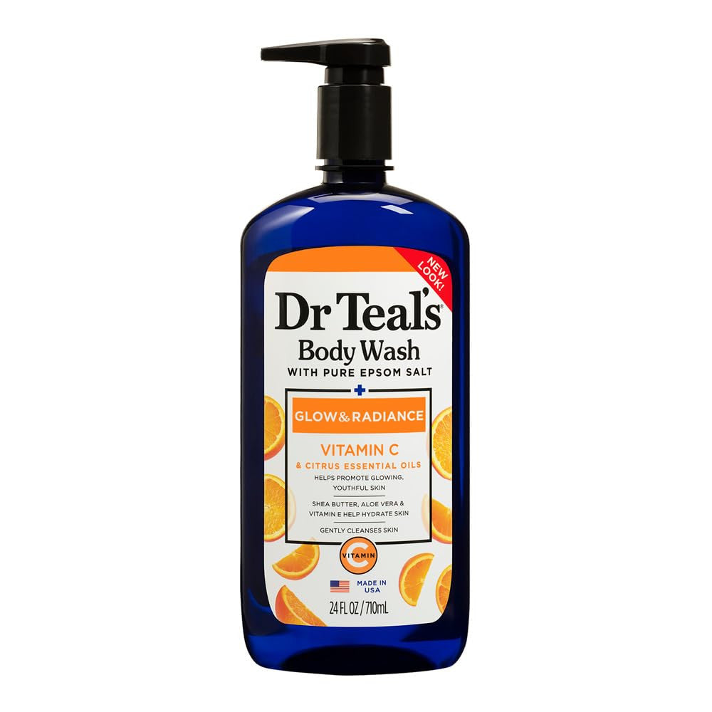 Dr Teals Body Wash Vitamin-C Glow & Radiance 24oz