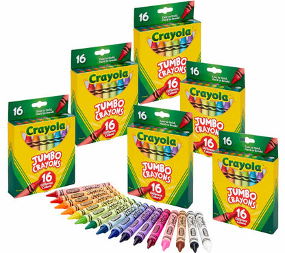 Crayola Jumbo Crayons, 16 count