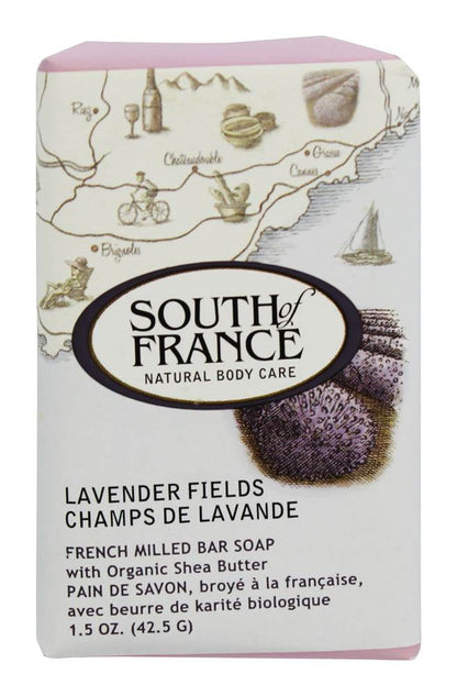 SOUTH OF FRANCE BAR SOAP,LAVENDER FIELDS