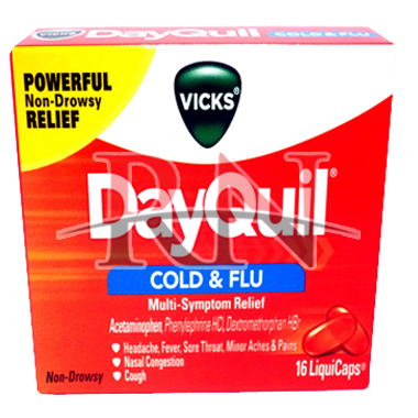 DAYQUIL COLD & FLU LCP 16CT