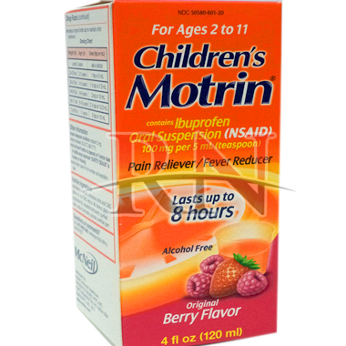 CH MOTRIN BERRY 100MG-5ML SUS 4OZ
