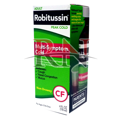 ROBITUSSIN PEAK COLD MULTI SYMPTOM 8OZ