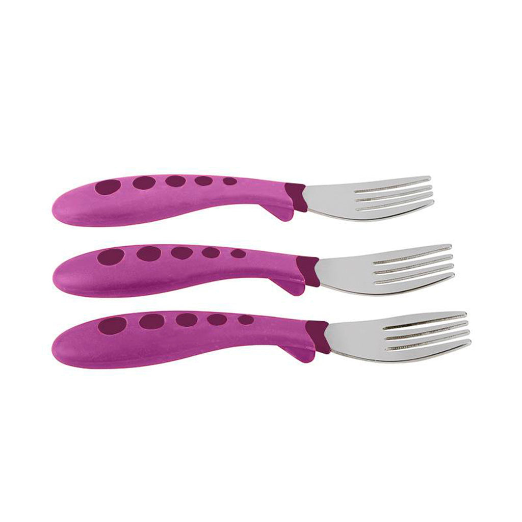 NUK Kiddy Cutlery Flatware Forks 3 Pack 18+ Months