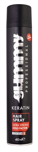 Gummy Hair Spray Keratin Ultra Strong Hold Factor 13.53oz