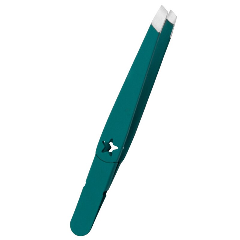 Hb Pro Eyebrow Tweezers Point Tip Black (3in) Matte Finish
