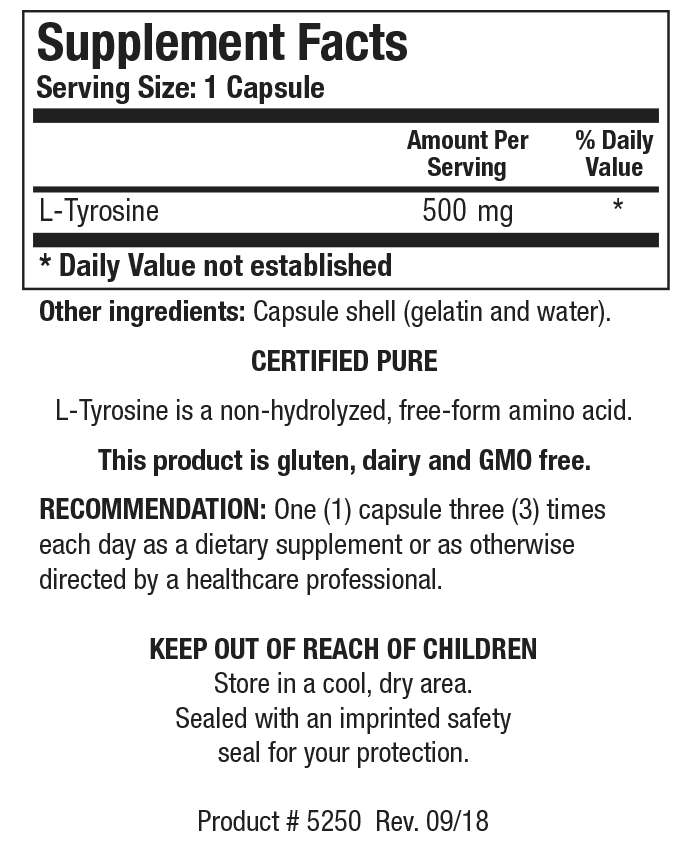 TYROSINE (L) USP 1000 GM DS