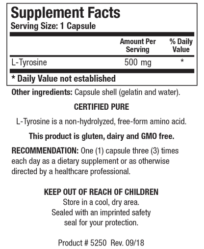 TYROSINE (L) USP 1000 GM DS