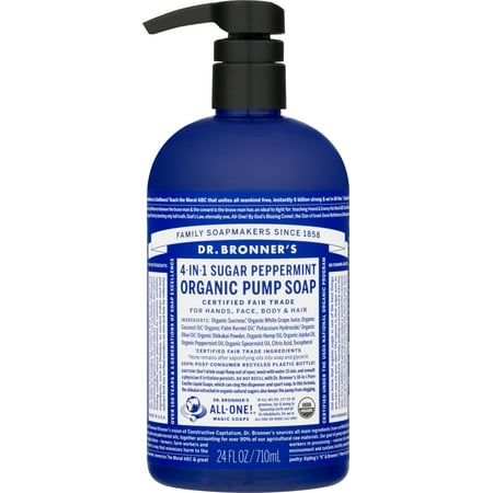 DR. BRONNER'S BDY SOAP,OG2,SHIKA,SPRMNT