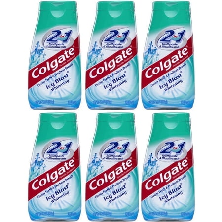 COLGATE 2N1 PS 4.6OZ ICY BLST WH
