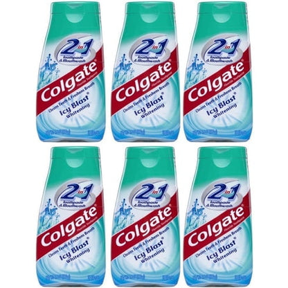 COLGATE 2N1 PS 4.6OZ ICY BLST WH