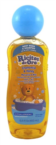 Ricitos De Oro Baby Body Wash & Shampoo Chamo / Honey 13.5oz
