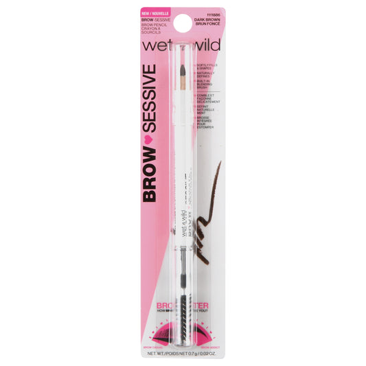 wet n wild Brow-Sessive Brow Pencil - Dark Brown