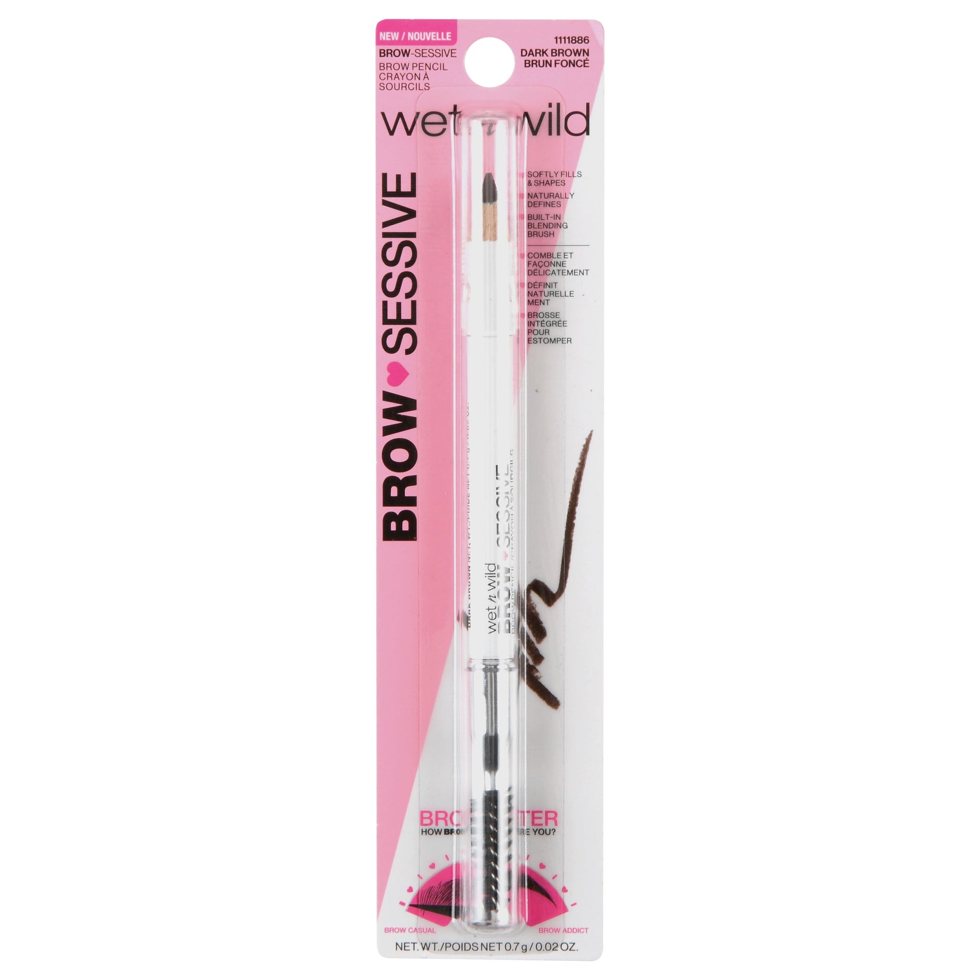 wet n wild Brow-Sessive Brow Pencil - Dark Brown