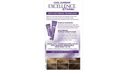 Loreal Excel Creme Color #6.1 Light Ash Brown 1.74oz