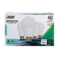A19 60W EQ 27K NON-DIM LED 4PK