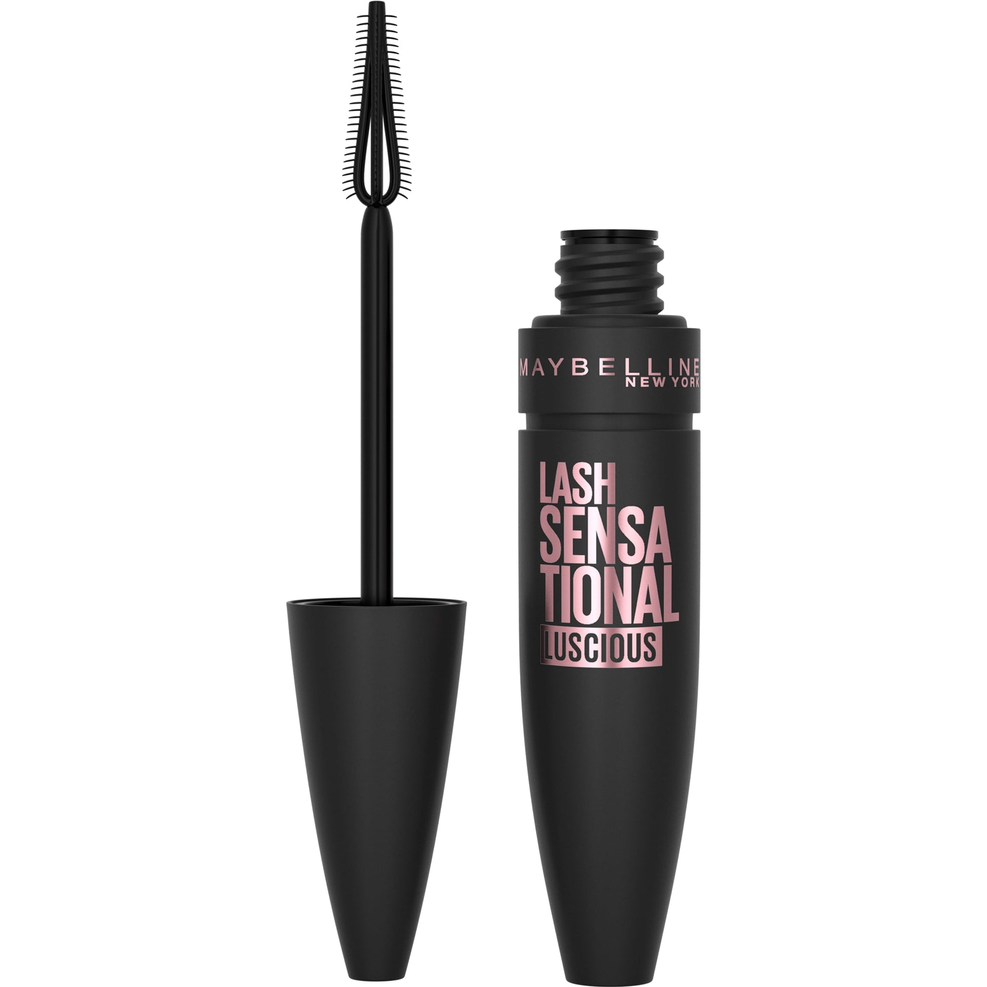MAYBELLINE New York Lash Sensational Luscious Washable Mascara, 701 Blackest Black, 0.32 oz