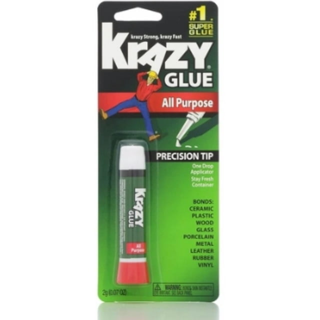 Krazy Glue All-Purpose Liquid Formula Precision-Tip Applicator - .07oz