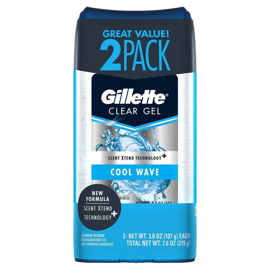 GILLETTE HP AP/DEO GEL COOL WAVE 3.8OZ