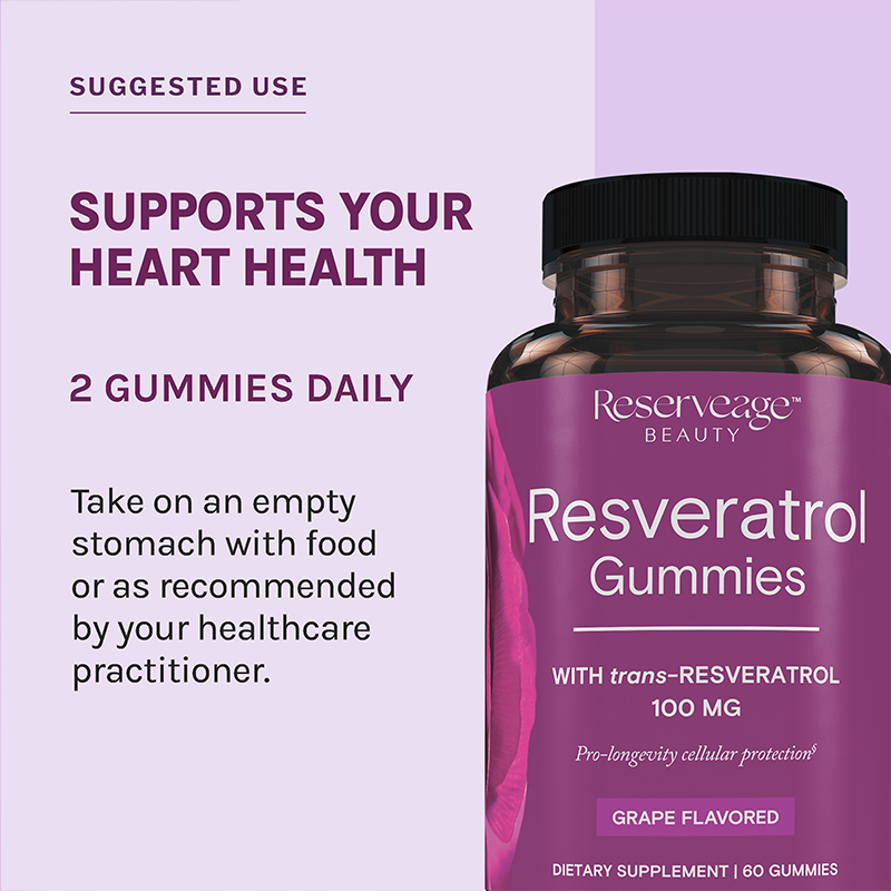 RESERVEAGE NUTRITION RESVERATROL GUMMIES