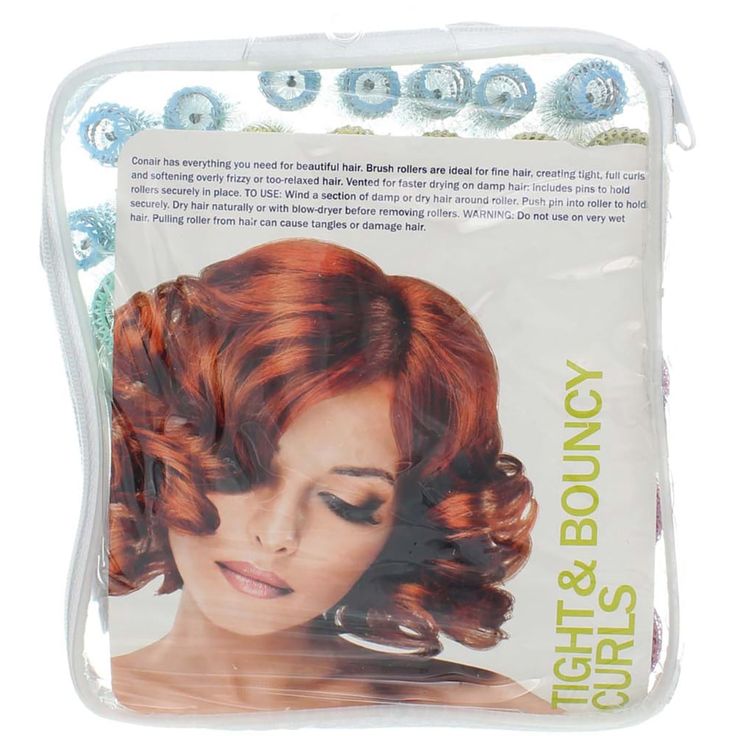 CONAIR Tight & Bouncy Curls Hair Rollers, 36 count