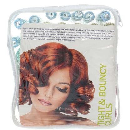 CONAIR Tight & Bouncy Curls Hair Rollers, 36 count