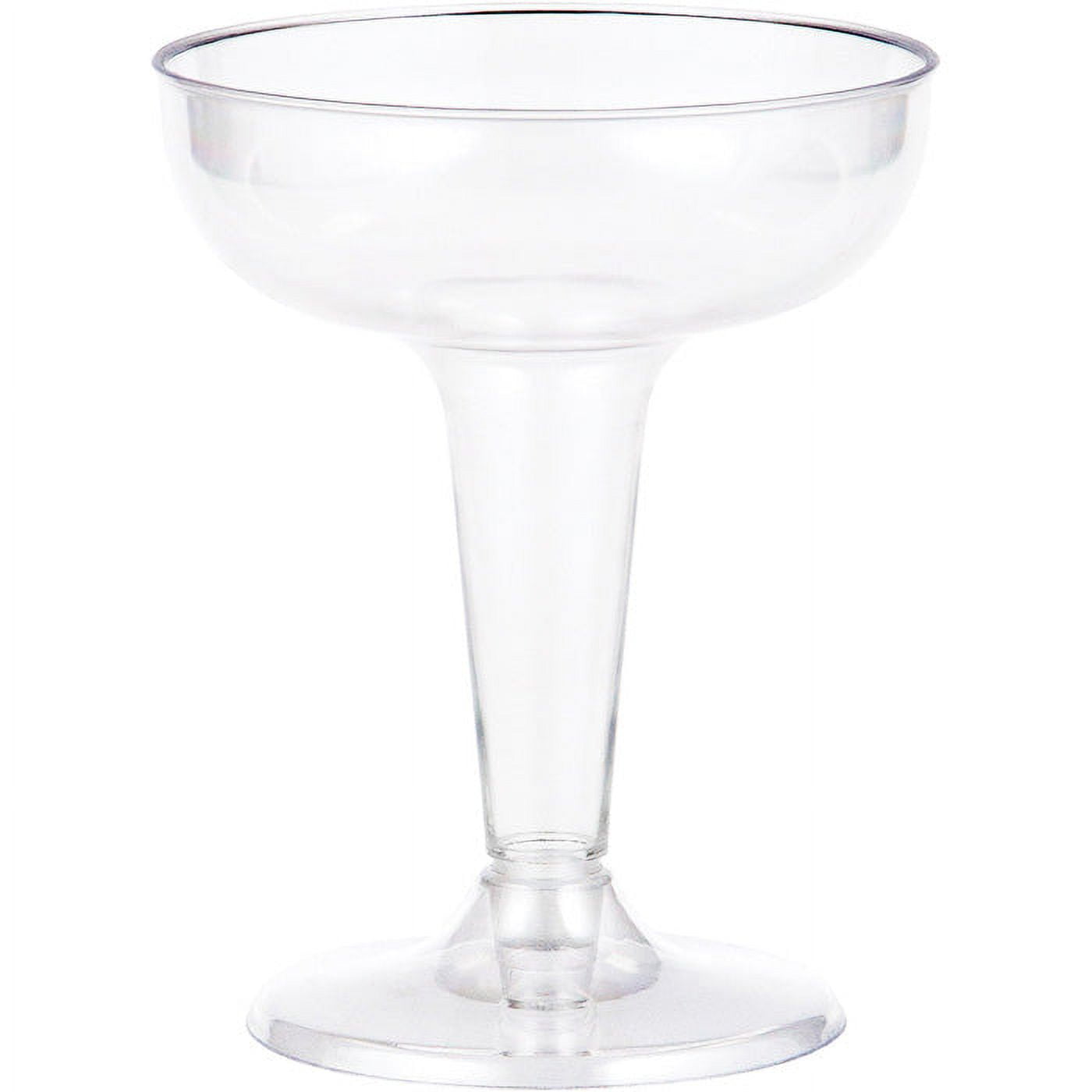 SENSATIONS 4 oz Plastic Champagne Coupe, 6 count