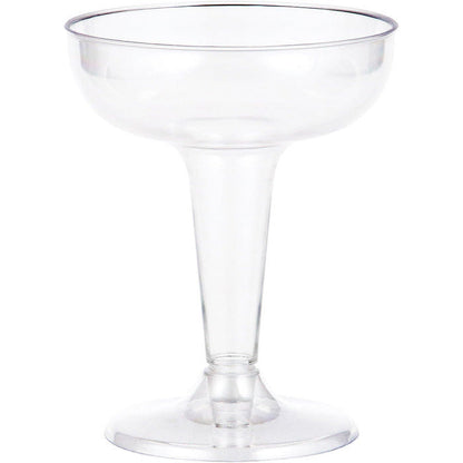SENSATIONS 4 oz Plastic Champagne Coupe, 6 count